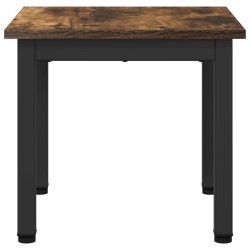 Table basse Chêne Fumé 40 x 40 x 36 cm Bois d'ingénierie 622286622286