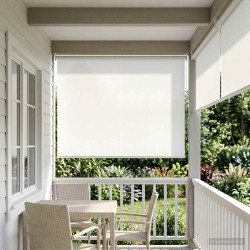 Store roulant extérieur protection UV Blanc Polyester 622287622287