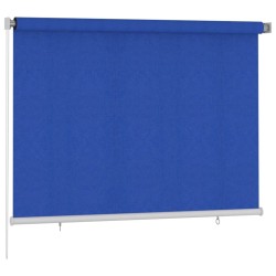Store roulant d'extérieur 205 (l) x 140 (H) cm bleu HDPE 622289622289