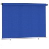Store roulant d'extérieur 205 (l) x 140 (H) cm bleu HDPE 622289622289