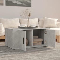 Table basse Gris béton 80x50x36 cm Bois d'ingénierie 622292622292
