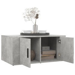 Table basse Gris béton 80x50x36 cm Bois d'ingénierie 622292622292