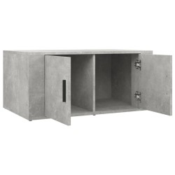 Table basse Gris béton 80x50x36 cm Bois d'ingénierie 622292622292