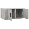 Table basse Gris béton 80x50x36 cm Bois d'ingénierie 622292622292