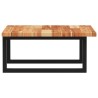 Étagère de vasque murale acier et bois massif d'acacia 622294622294
