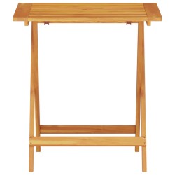 Ensemble bistro pliant 3 pcs Marron Bois d'Acacia Massif 622297622297
