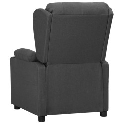 Fauteuil inclinable Gris foncé Tissu 622298622298