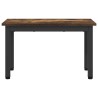 Table basse Chêne Fumé 60 x 30 x 36 cm Bois d'ingénierie 622301622301