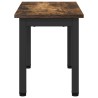 Table basse Chêne Fumé 60 x 30 x 36 cm Bois d'ingénierie 622301622301