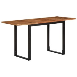Table à manger 140x70x75 cm bois massif d'acacia 622302622302