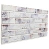 Panneaux muraux 10 pcs Gris clair et noir 100 x 50 cm 622307622307