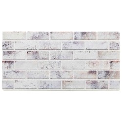 Panneaux muraux 10 pcs Gris clair et noir 100 x 50 cm 622307622307