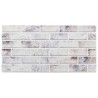 Panneaux muraux 10 pcs Gris clair et noir 100 x 50 cm 622307622307