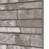 Panneaux muraux 10 pcs Gris foncé 100 x 50 cm Mousse EPS 622308622308