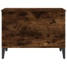Table basse Chêne fumé 60x44,5x45 cm Bois d'ingénierie 622310622310