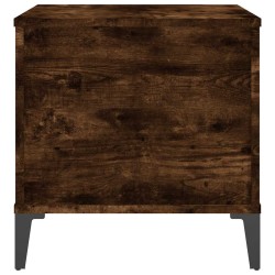 Table basse Chêne fumé 60x44,5x45 cm Bois d'ingénierie 622310622310