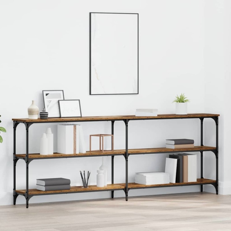 Table console Bois Ancien 200 x 29 x 75 cm 622311622311