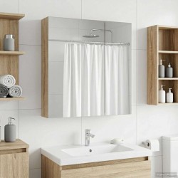 Armoire Miroir de Salle de Bain Chêne Sonoma 60 x 14,5 x 70 cm 622313622313