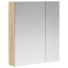Armoire Miroir de Salle de Bain Chêne Sonoma 60 x 14,5 x 70 cm 622313622313