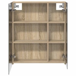 Armoire Miroir de Salle de Bain Chêne Sonoma 60 x 14,5 x 70 cm 622313622313
