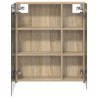 Armoire Miroir de Salle de Bain Chêne Sonoma 60 x 14,5 x 70 cm 622313622313