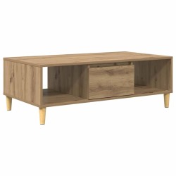 Table basse Chêne artisanal 102 x 55 x 35 cm Bois d'ingénierie 622314622314