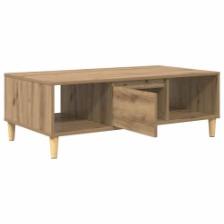 Table basse Chêne artisanal 102 x 55 x 35 cm Bois d'ingénierie 622314622314