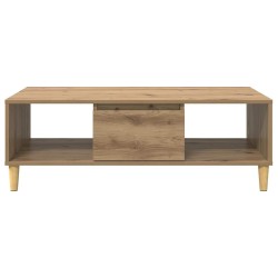 Table basse Chêne artisanal 102 x 55 x 35 cm Bois d'ingénierie 622314622314