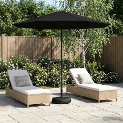 Parasol de jardin avec base 230 x 230 cm Polyester 622317622317