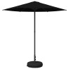 Parasol de jardin avec base 230 x 230 cm Polyester 622317622317