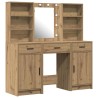 Ensemble de table de maquillage avec LED 3 pc Chêne artisanal 622319622319