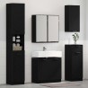 Ensemble de mobilier de salle de bain 3 pcs Chêne noir 622320622320