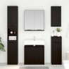 Ensemble de mobilier de salle de bain 3 pcs Chêne noir 622320622320