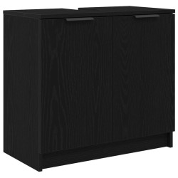 Ensemble de mobilier de salle de bain 3 pcs Chêne noir 622320622320