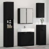 Ensemble de Meubles de Salle de Bain 2 pcs Chêne noir 622321622321