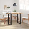 Table à dîner 110x50x76 cm Bois d'acacia solide 622322622322