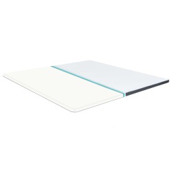 Surmatelas de sommier tapissier 200x200x5 cm mi-doux 622326622326