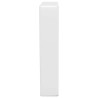 Supports d'étagères pour lavabo 2 pcs blanc trapèze acier 622329622329
