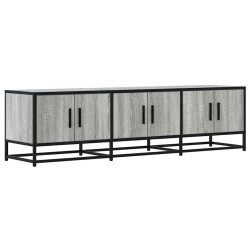 Meuble TV sonoma gris 150x35x41 cm bois d'ingénierie et métal 622331622331