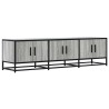 Meuble TV sonoma gris 150x35x41 cm bois d'ingénierie et métal 622331622331