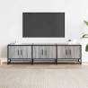 Meuble TV sonoma gris 150x35x41 cm bois d'ingénierie et métal 622331622331