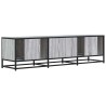 Meuble TV sonoma gris 150x35x41 cm bois d'ingénierie et métal 622331622331