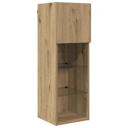 Meubles TV muraux 5 pcs Chêne noir Bois d'ingénierie 622334622334
