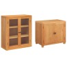 Ensemble de meubles de rangement 2 pc Marron 80 x 50 x 160 cm 622339622339