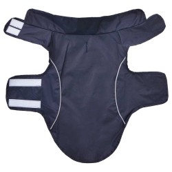 Imperméable pour chien avec bandes réfléchissantes polyester bleu marine taille XXS 622347622347