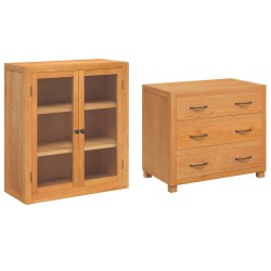 Ensemble de meubles de rangement 2 pc Marron 80 x 50 x 160 cm 622349622349