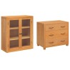 Ensemble de meubles de rangement 2 pc Marron 80 x 50 x 160 cm 622349622349