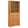 Ensemble de meubles de rangement 2 pc Naturel 80 x 35 x 185 cm 622350622350