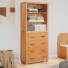 Ensemble de meubles de rangement 2 pc Naturel 80 x 35 x 185 cm 622350622350