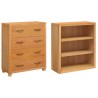 Ensemble de meubles de rangement 2 pc Naturel 80 x 35 x 185 cm 622350622350